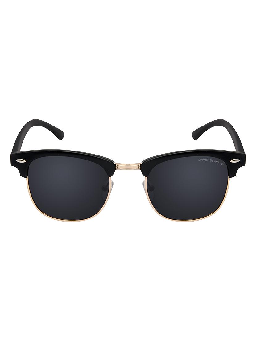 David Blake Black Clubmaster Gradient, Polarised & UV Protected Sunglass - 15347043 - Zoom Image - 1