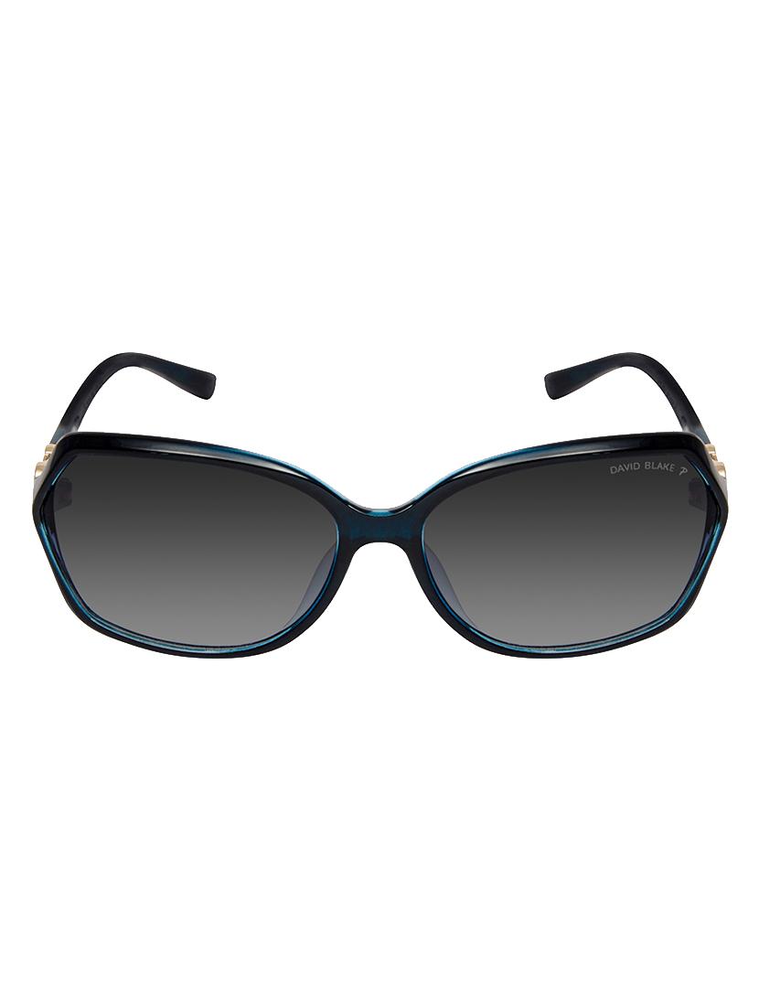 David Blake Grey Oval Gradient, UV Protected Sunglass - 15347044 - Zoom Image - 1