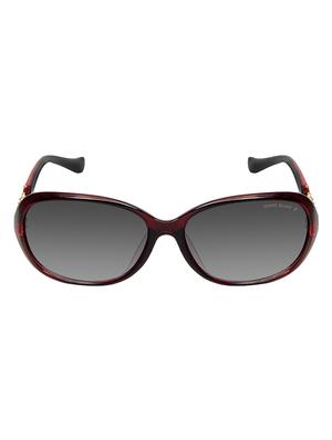 David Blake Grey Oval Gradient, UV Protected Sunglass - 15347051 - Standard Image - 1