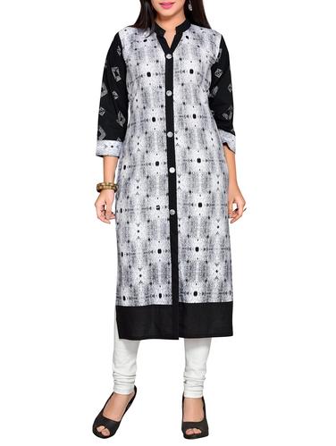 straight printed kurta - 15347098 - Very Small Image - 1