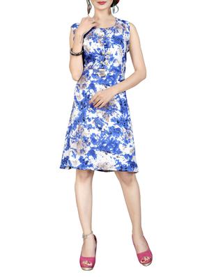 belted button loop detail a-line dress - 15347286 - Standard Image - 1