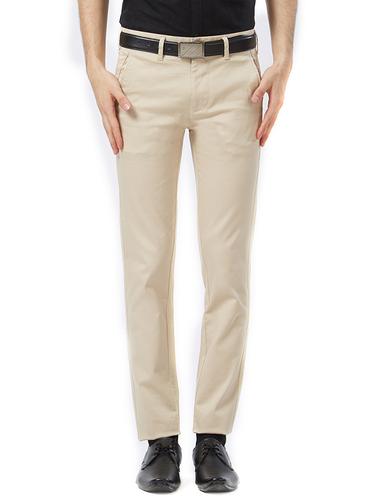beige cotton flat front formal trouser - 15347299 - Very Small Image - 1