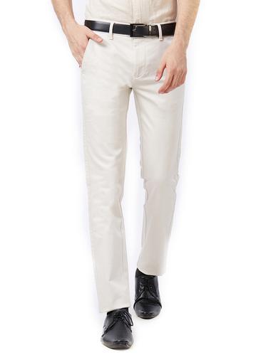 white cotton chinos - 15347319 - Very Small Image - 1