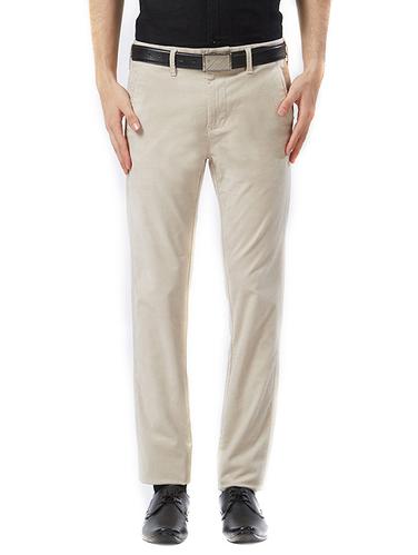beige cotton chinos - 15347321 - Very Small Image - 1