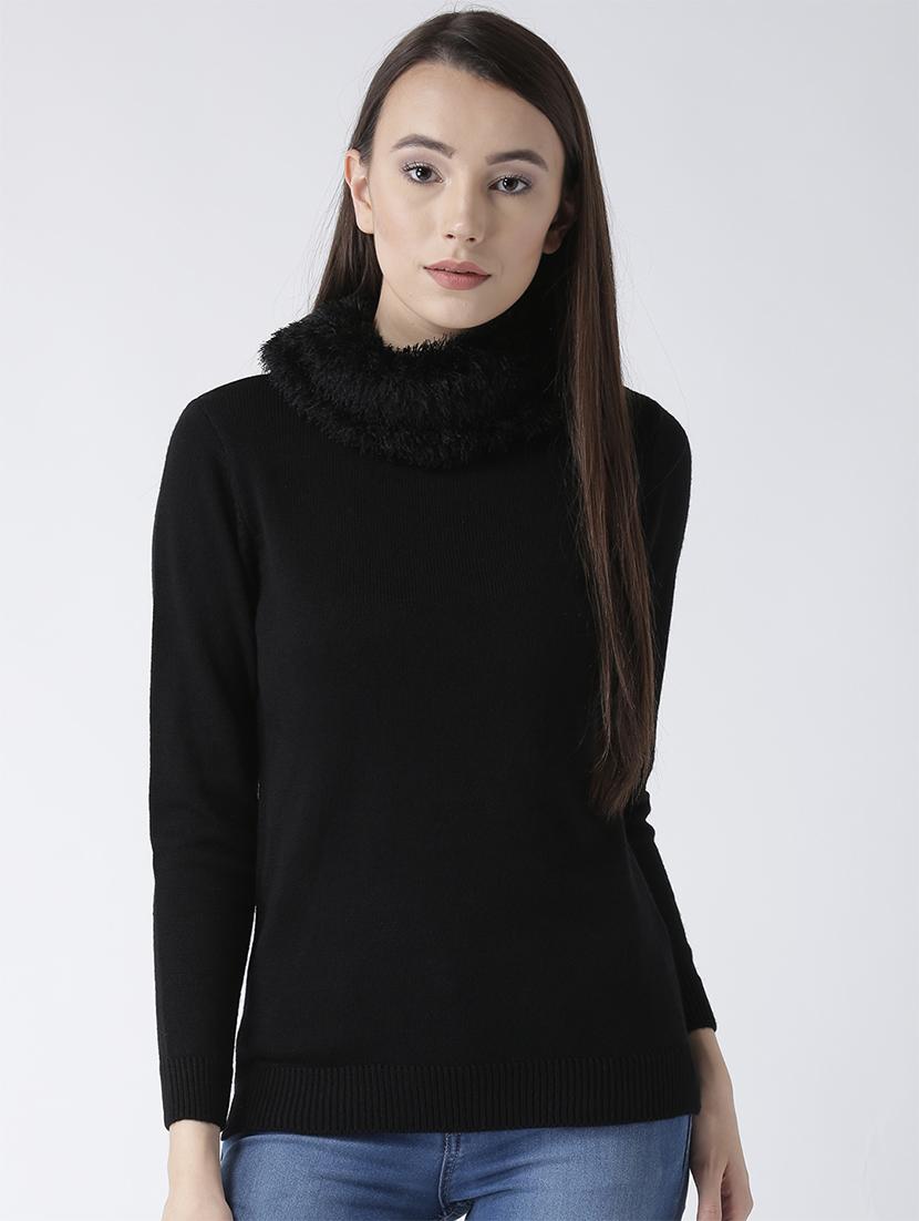 turtle neck solid pullover - 15347342 - Zoom Image - 1