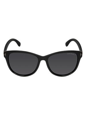 David Blake Black Round Polarised & UV Protected Sunglass - 15347409 - Standard Image - 1