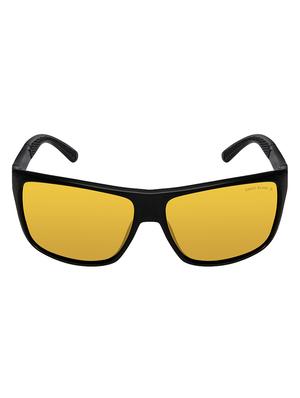 David Blake Yellow Rectangular Polarised & UV Protected Sunglass - 15347413 - Standard Image - 1