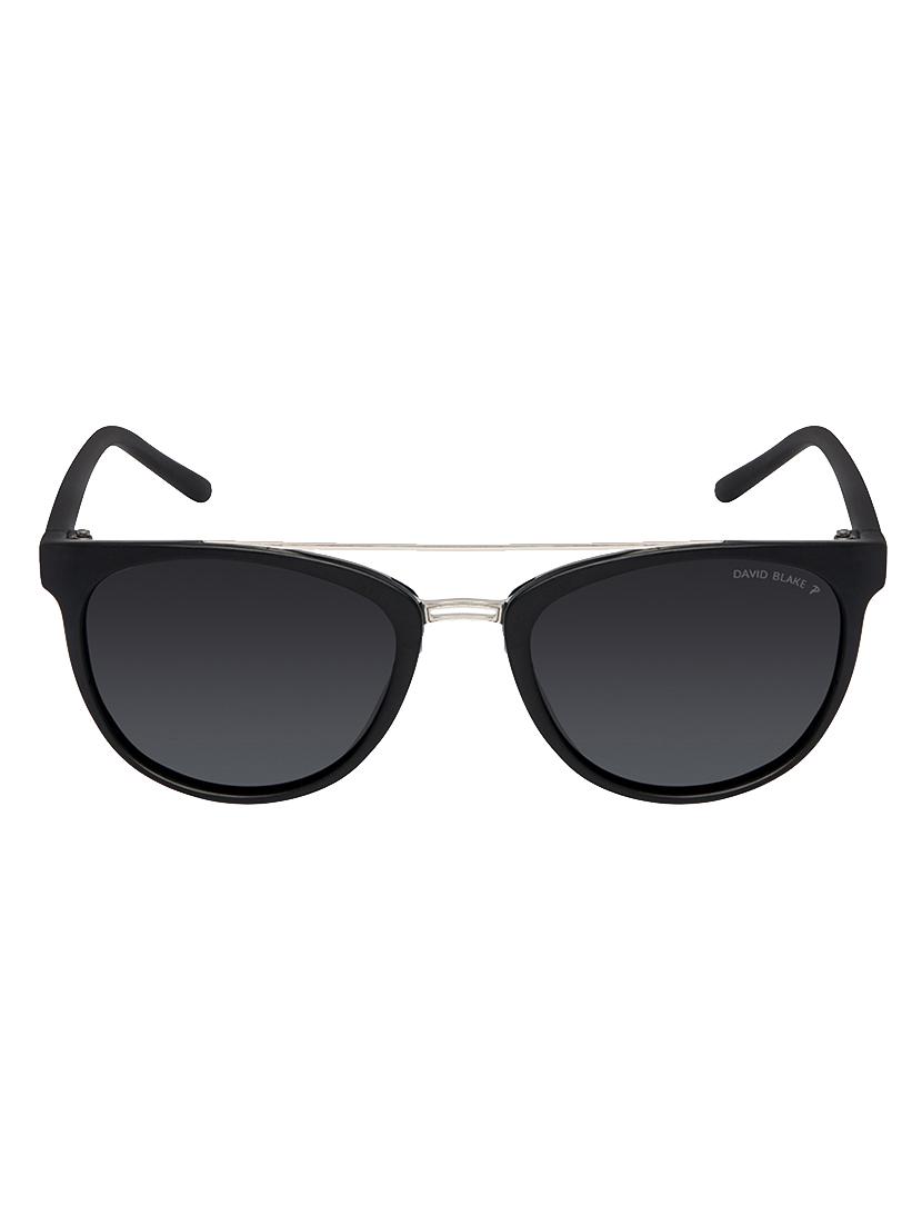 David Blake Black Round Polarised & UV Protected Sunglass - 15347416 - Zoom Image - 1