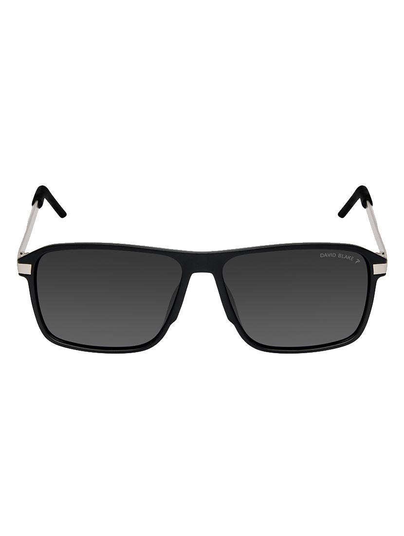 David Blake Grey Wayfarer Gradient, Polarised & UV Protected Sunglass - 15347426 - Zoom Image - 1