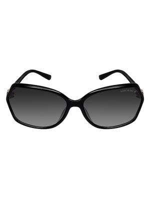 David Blake Grey Oval Gradient, UV Protected Sunglass - 15347435 - Standard Image - 1