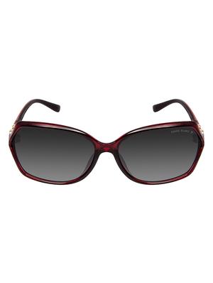 David Blake Grey Oval Gradient, UV Protected Sunglass - 15347436 - Standard Image - 1