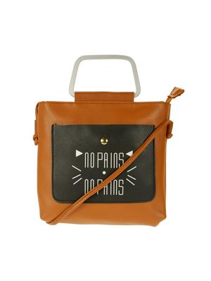brown leatherette (pu) regular tote - 15347890 - Standard Image - 1