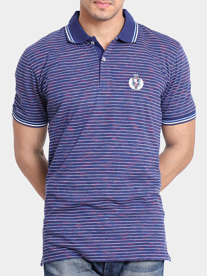 blue cotton polo t-shirt - 15347957 - Zoom Image - 1