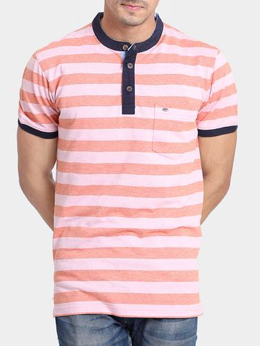 pink cotton pocket t-shirt - 15348144 - Very Small Image - 1
