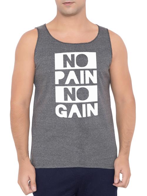 grey cotton vest - 15348388 - Very Small Image - 1
