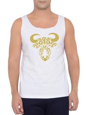 white cotton vest - 15348427 - Standard Image - 1