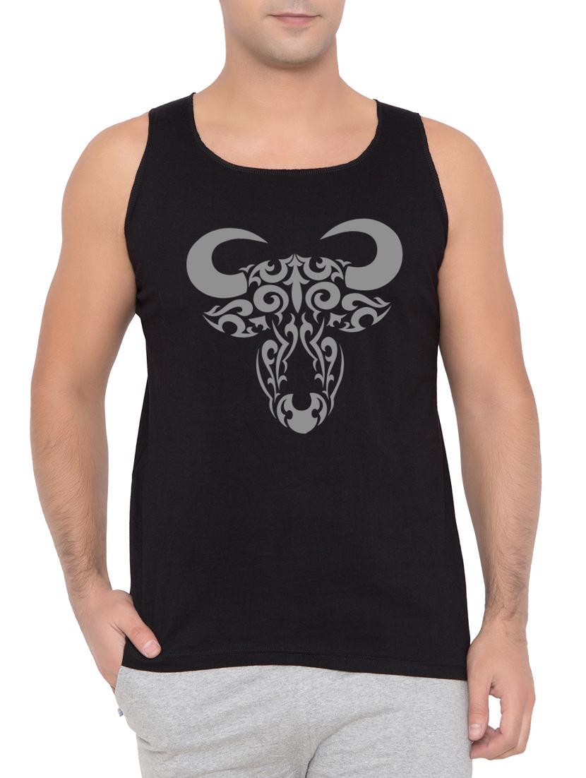 black cotton vest - 15348431 - Zoom Image - 1