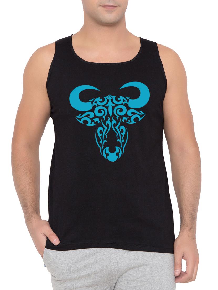 black cotton vest - 15348433 - Zoom Image - 1