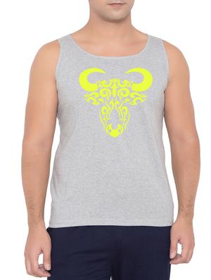 grey cotton vest - 15348445 - Standard Image - 1