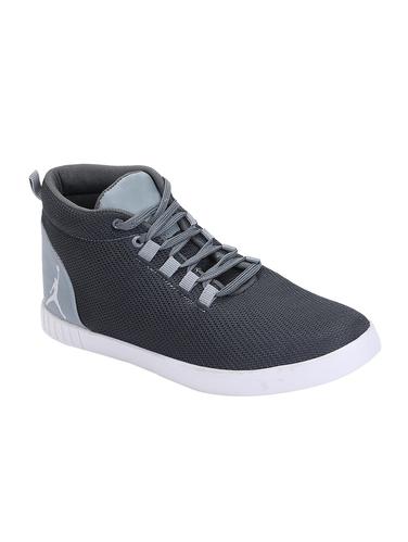 grey Mesh lace up sneaker - 15348479 - Very Small Image - 1