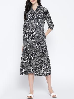 button down a-line dress - 15348652 - Standard Image - 1
