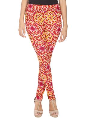 red printed legging - 15348764 - Standard Image - 1