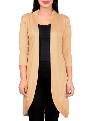 Round edged solid shrug - 15348915 - Standard Image - 1