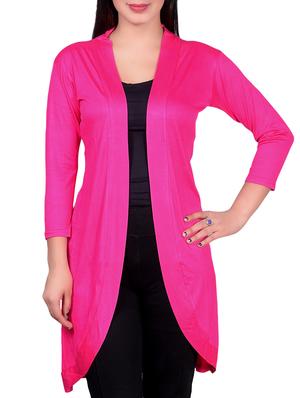Round edged solid shrug - 15348918 - Standard Image - 1