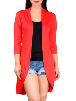 Round edged solid shrug - 15348920 - Standard Image - 1