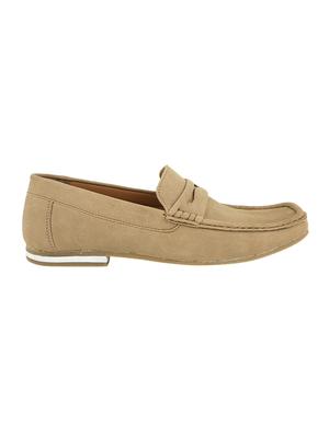 beige suede slip on shoes - 15349068 - Standard Image - 2