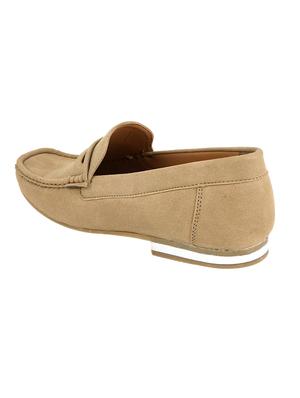 beige suede slip on shoes - 15349068 - Standard Image - 3