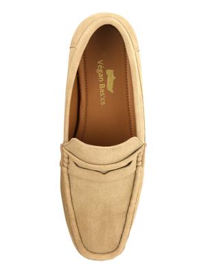 beige suede slip on shoes - 15349068 - Standard Image - 4