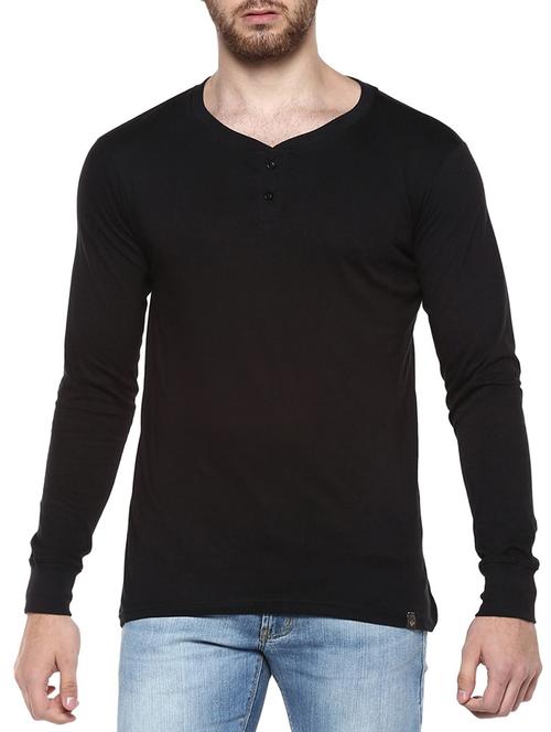 black cotton t-shirt - 15350391 - Very Small Image - 1