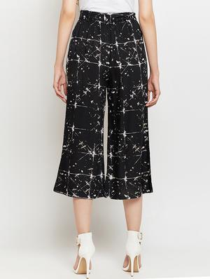 high waist pleated culottes - 15351293 - Standard Image - 3