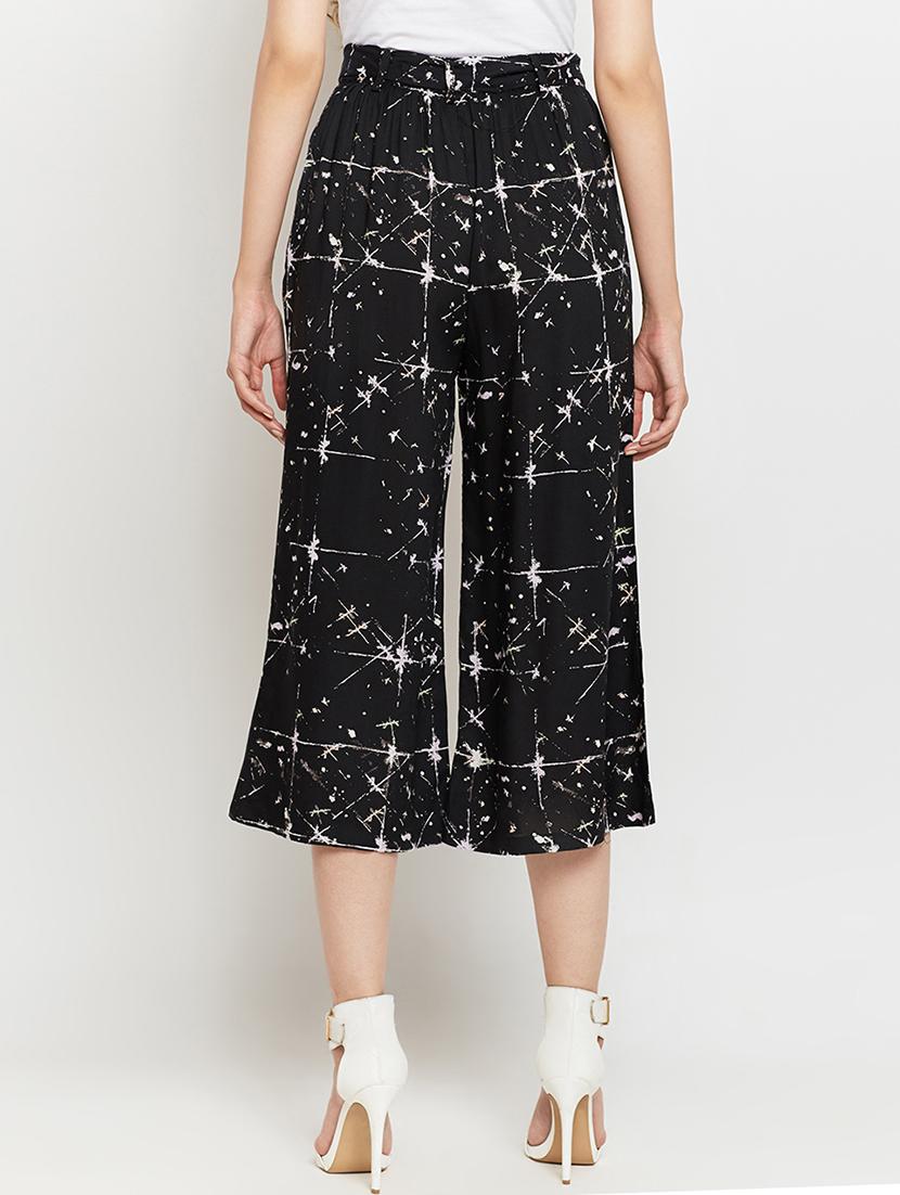 high waist pleated culottes - 15351293 - Zoom Image - 3
