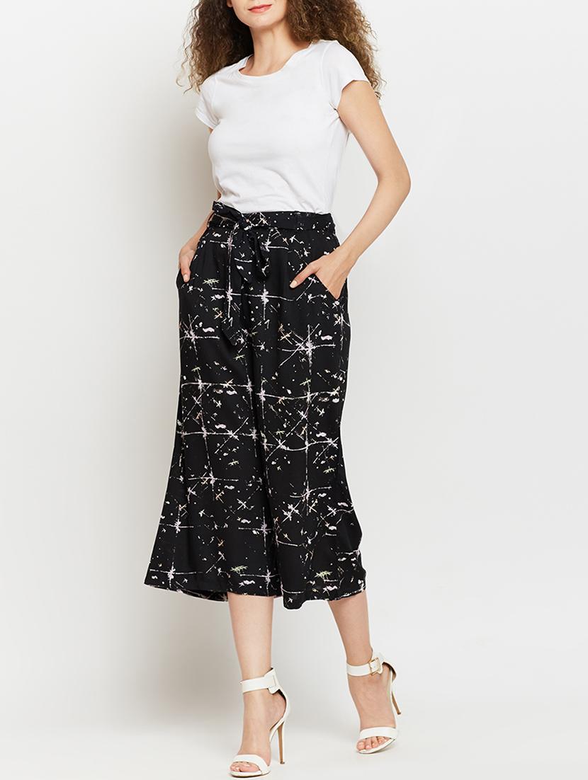 high waist pleated culottes - 15351293 - Zoom Image - 4