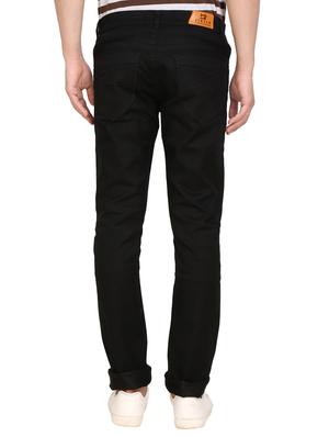 black denim plain jeans - 15351312 - Standard Image - 3