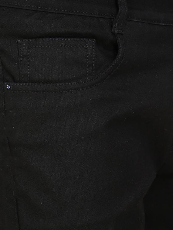 black denim plain jeans - 15351312 - Zoom Image - 4