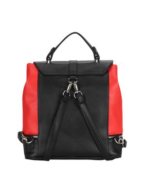 red leatherette (pu) fashion backpack - 15353406 - Standard Image - 2