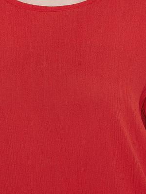 side tie up detail bell sleeved top - 15353834 - Standard Image - 4
