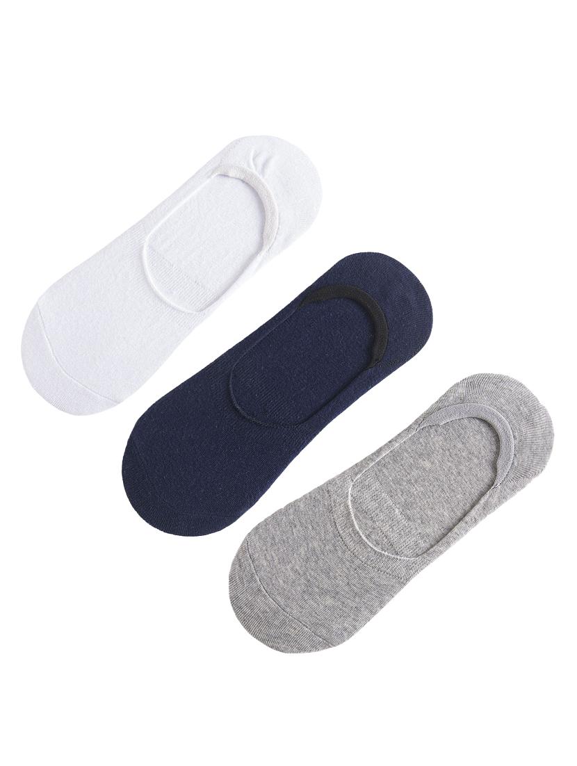 multi colored cotton no show sock - 15353936 - Zoom Image - 1
