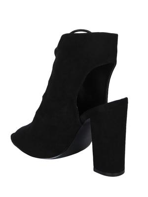 black lace-up sandals - 15354091 - Standard Image - 3