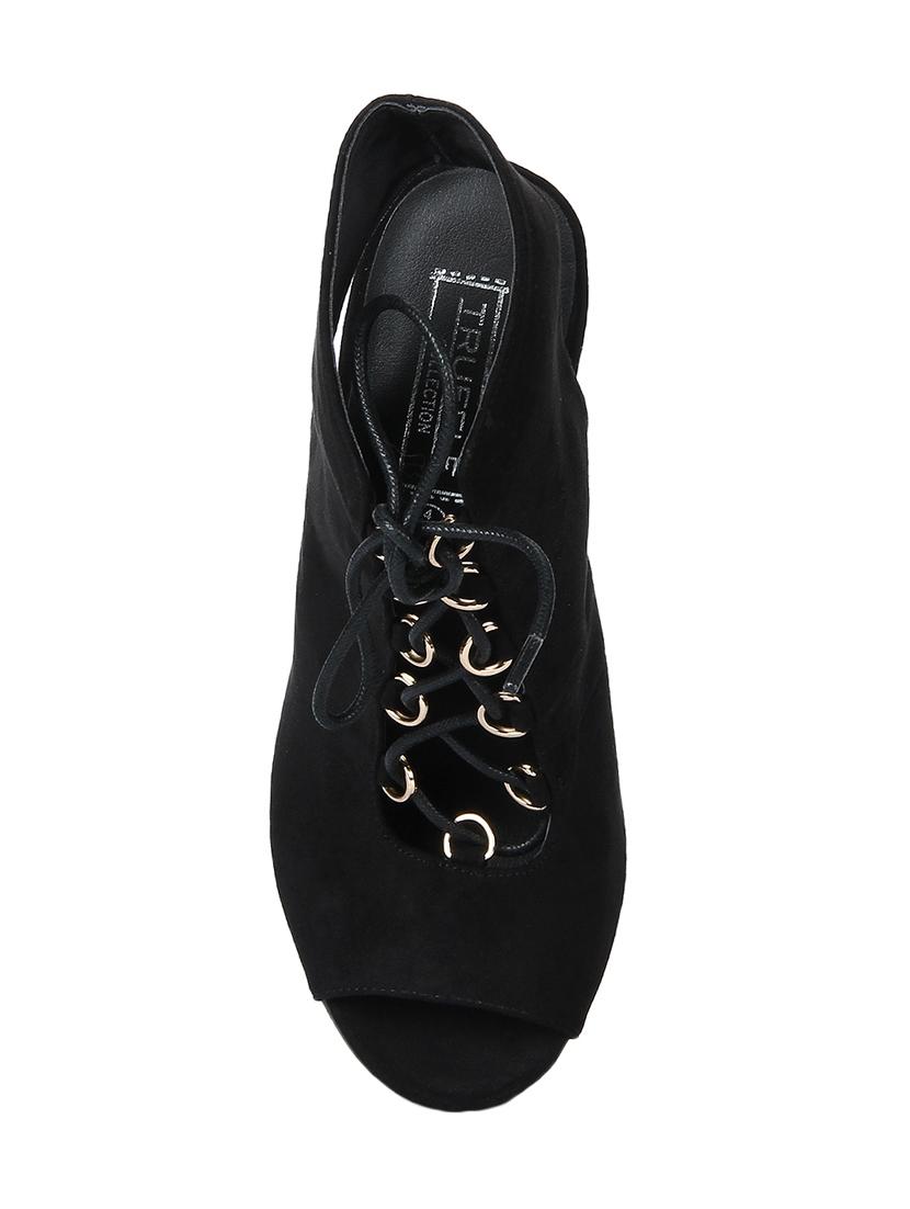 black lace-up sandals - 15354091 - Zoom Image - 4