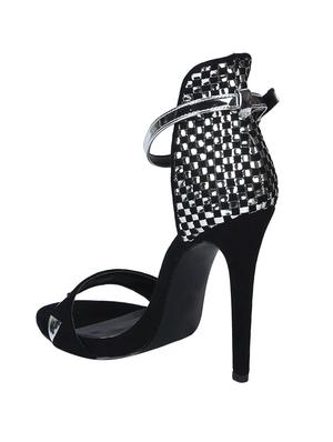 black ankle strap sandals - 15354100 - Standard Image - 3