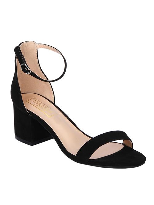 black ankle strap sandals - 15354102 - Standard Image - 1