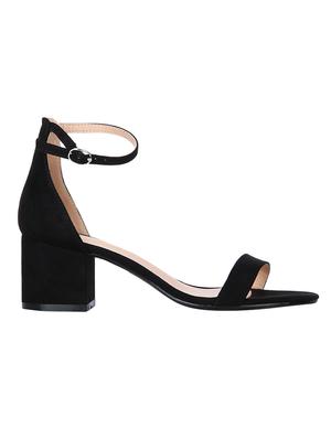 black ankle strap sandals - 15354102 - Standard Image - 2