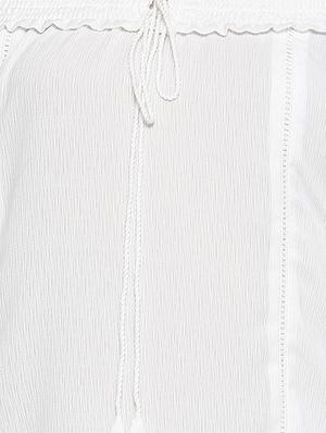 off shoulder embroidered top - 15354391 - Standard Image - 3