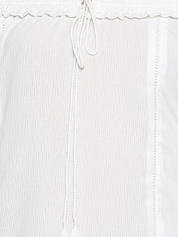 off shoulder embroidered top - 15354391 - Zoom Image - 3