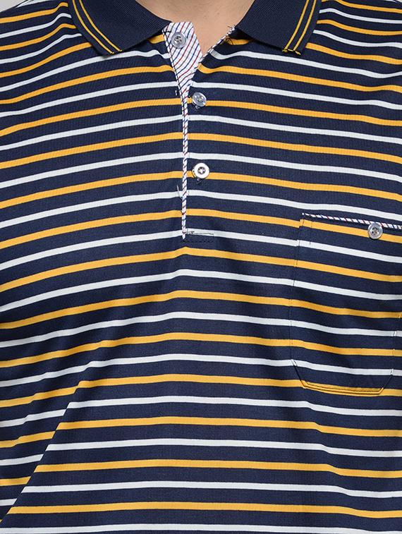 yellow cotton pocket t-shirt - 15355465 - Zoom Image - 4