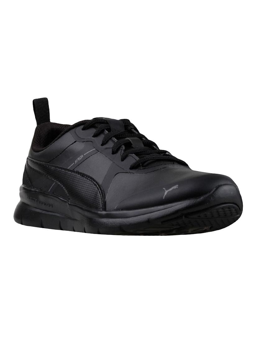black leatherette sport shoes - 15359417 - Zoom Image - 1
